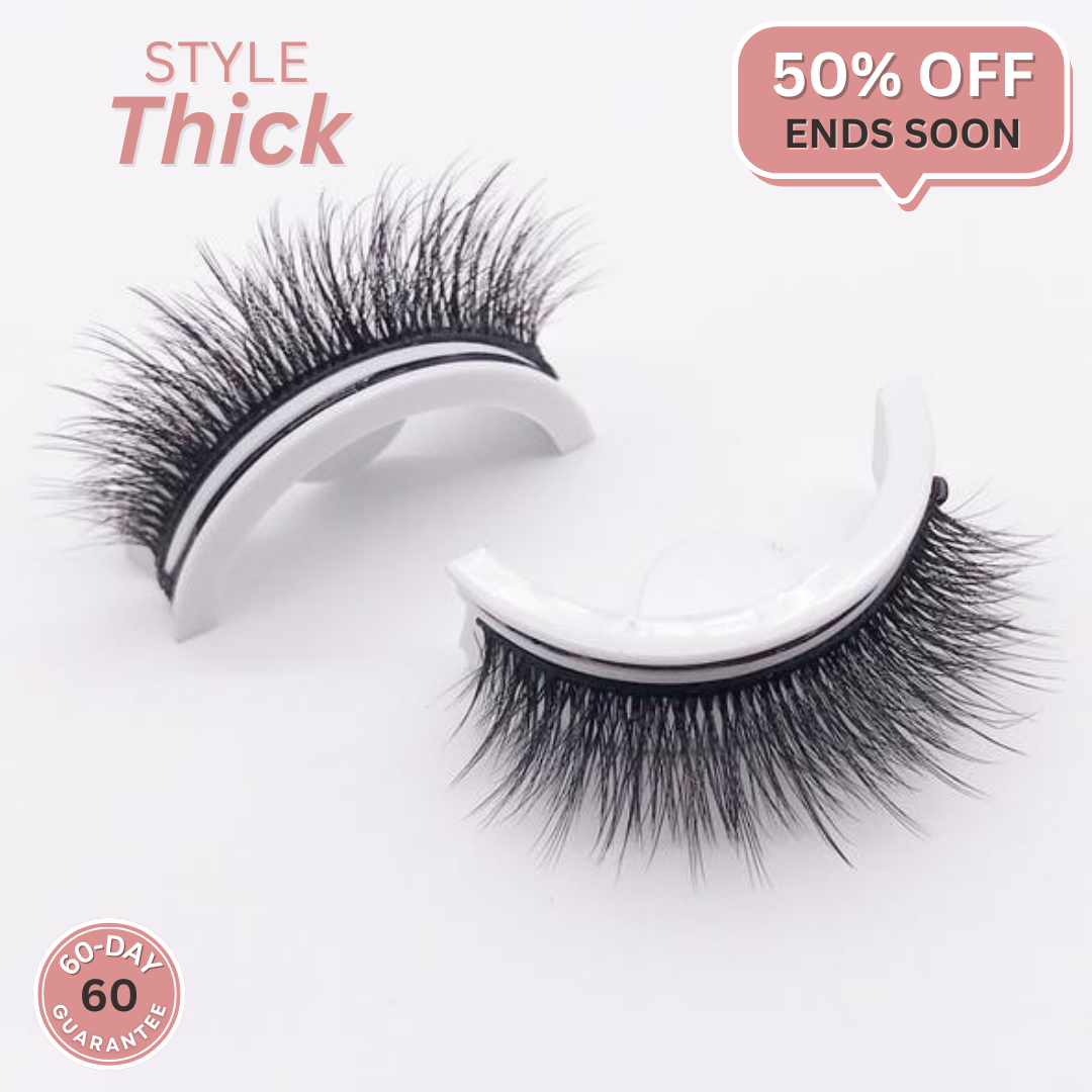 Buy One Get One Free🔥Waterproof & Reusable Self-Adhesive Eyelashes