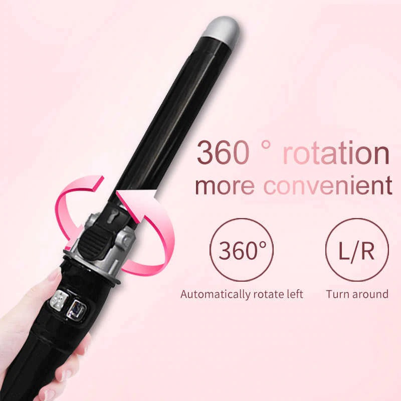 Professional 360-Degree Automatic Rotation Curling Iron