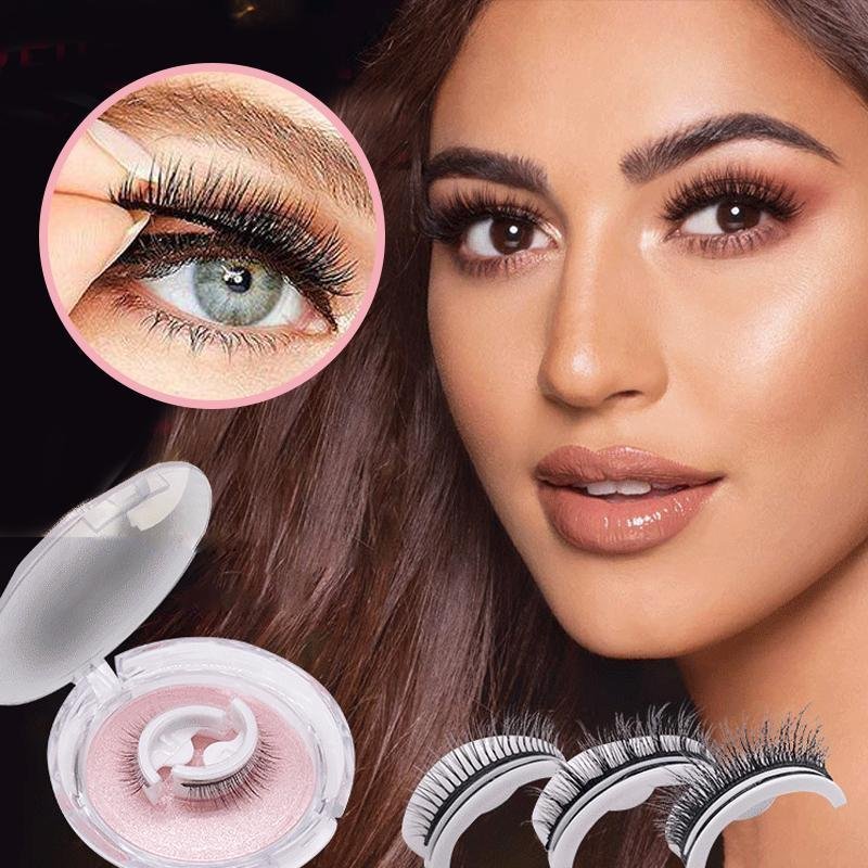 Buy One Get One Free🔥Waterproof & Reusable Self-Adhesive Eyelashes