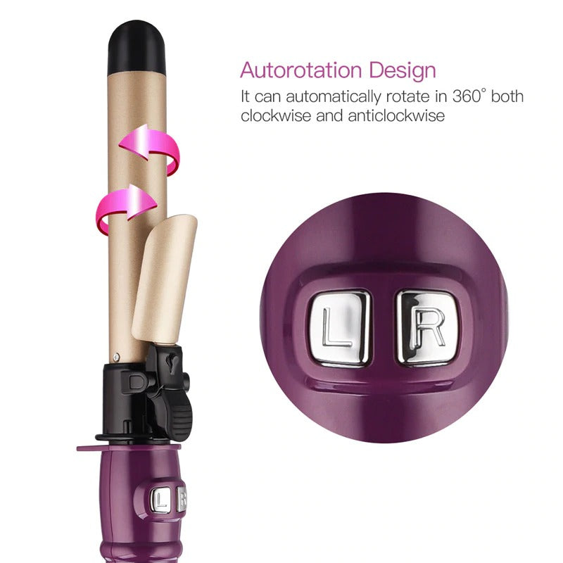 Professional 360-Degree Automatic Rotation Curling Iron