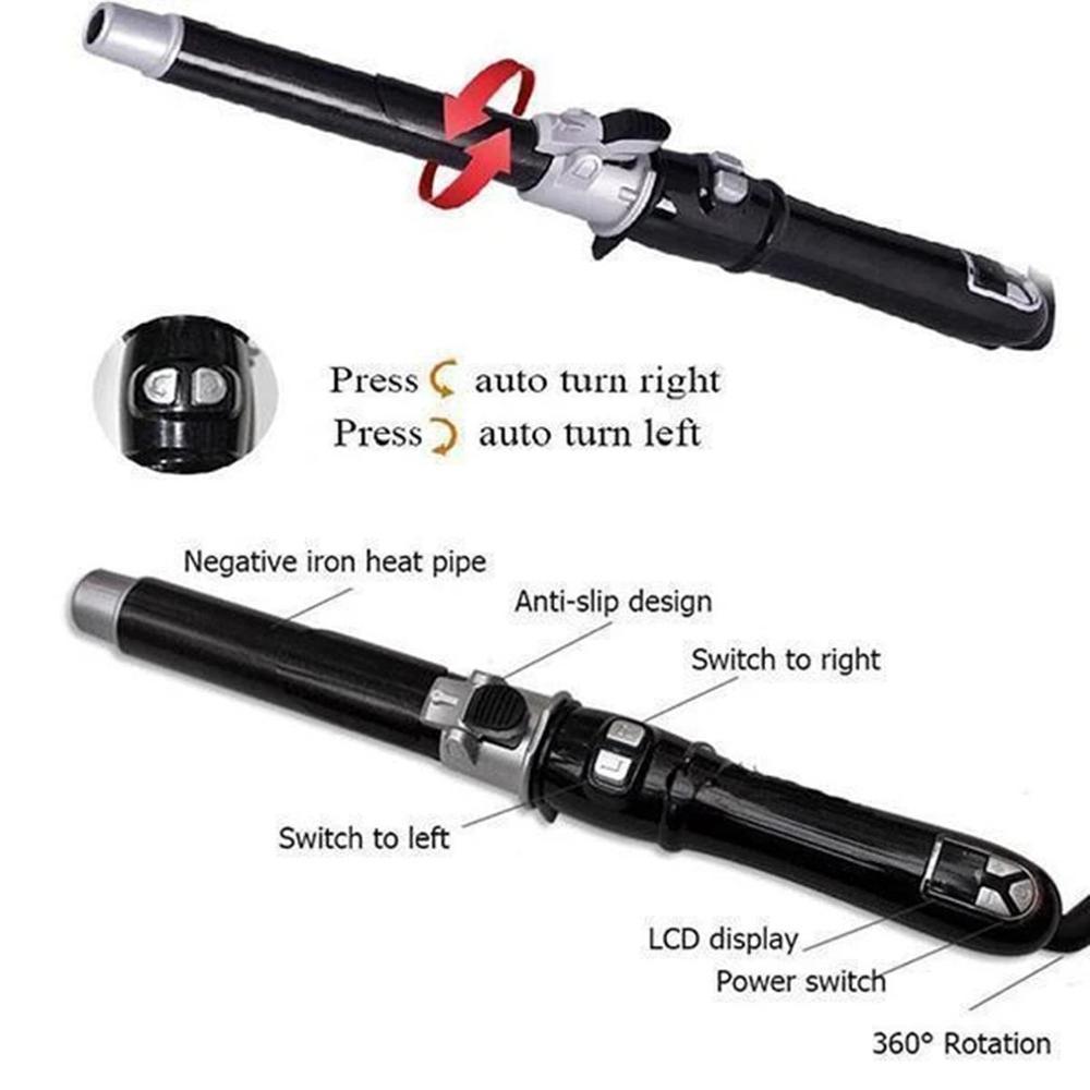 Professional 360-Degree Automatic Rotation Curling Iron