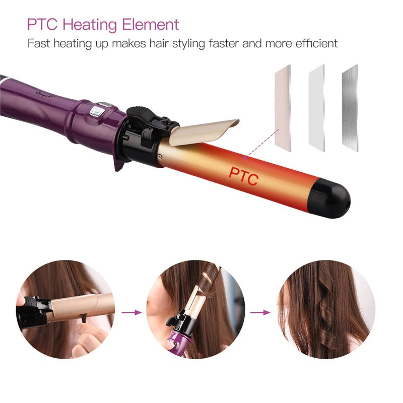 Professional 360-Degree Automatic Rotation Curling Iron