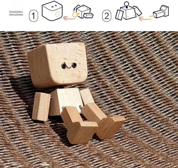 Shaking Wooden Man