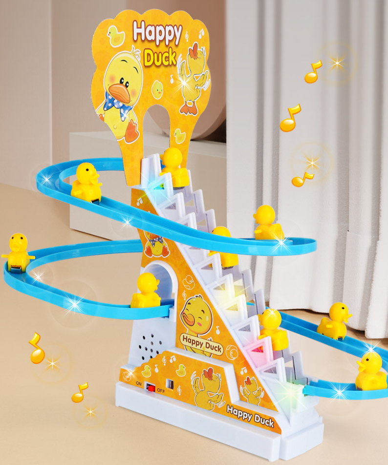 Stair Climbing Ducklings Race Track Set