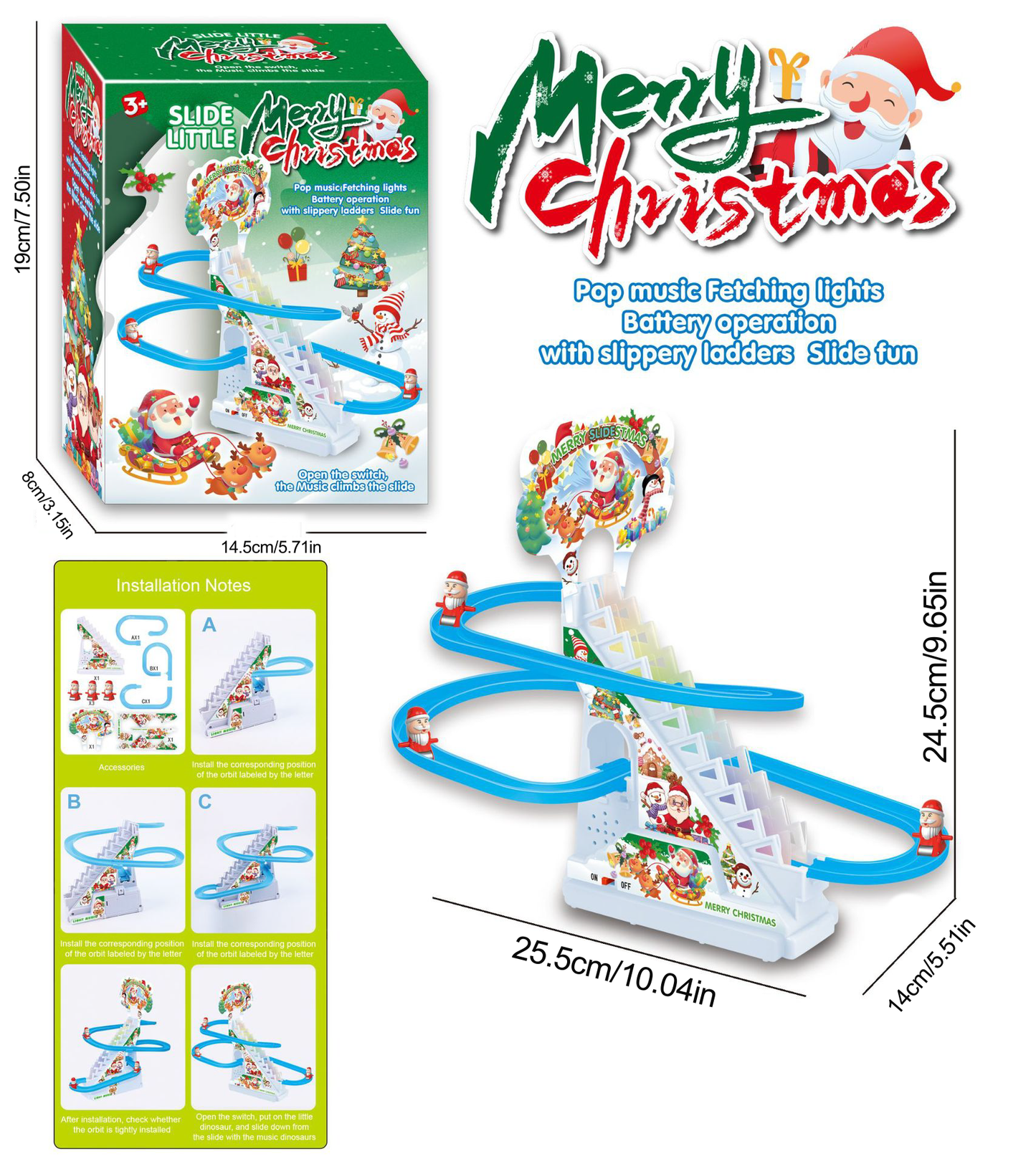 Stair Climbing Ducklings Race Track Set