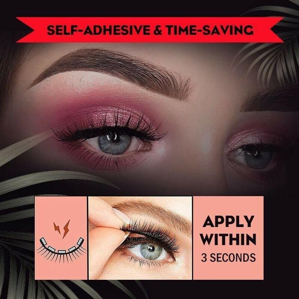 Buy One Get One Free🔥Waterproof & Reusable Self-Adhesive Eyelashes