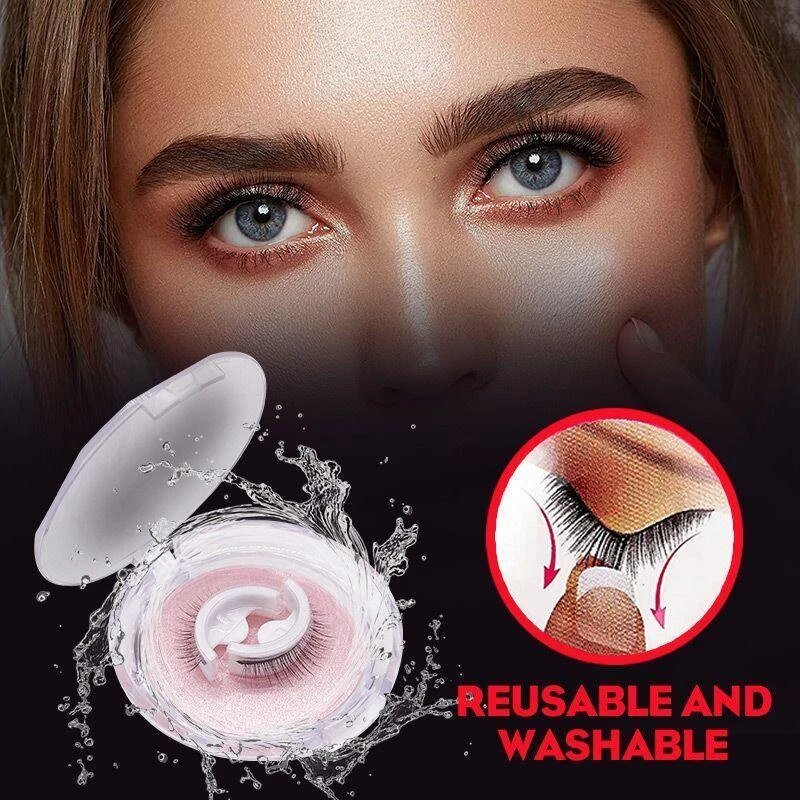 Buy One Get One Free🔥Waterproof & Reusable Self-Adhesive Eyelashes