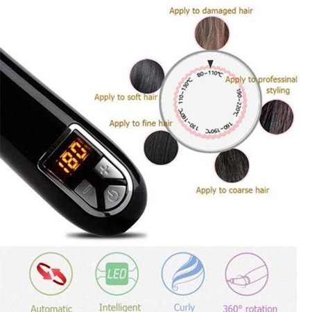 Professional 360-Degree Automatic Rotation Curling Iron